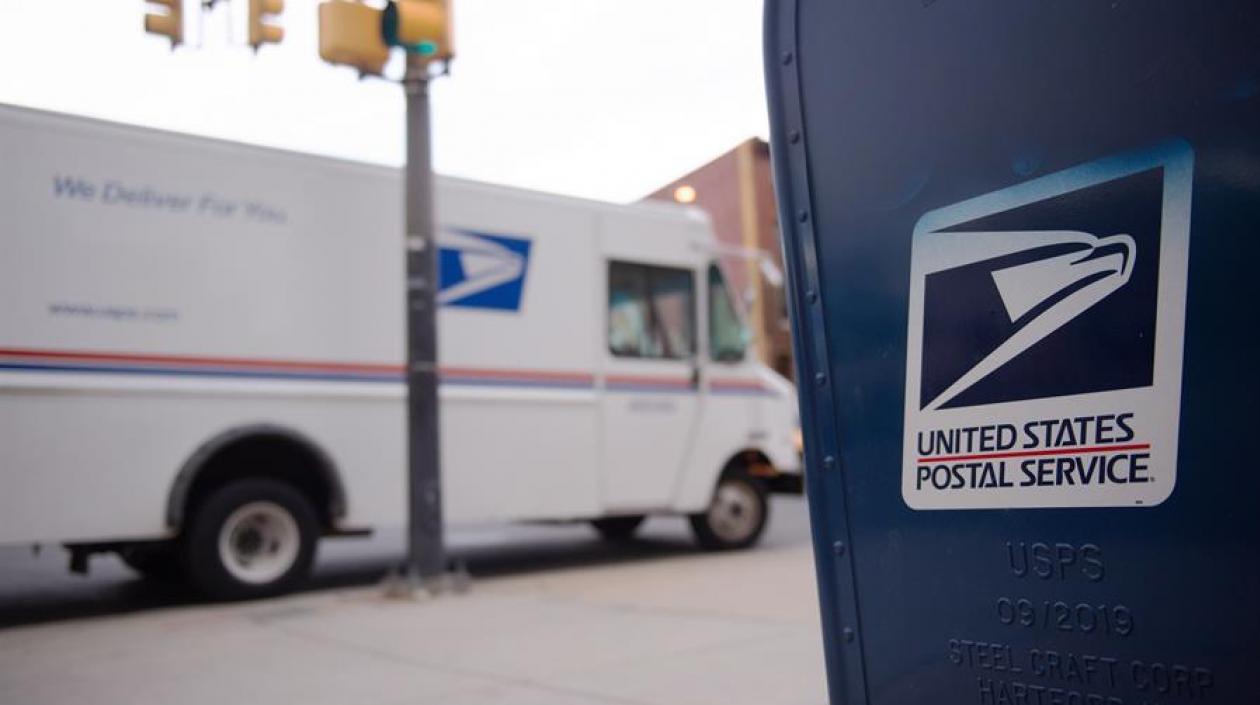 Camión del Servicio postal de los Estados Unidos.