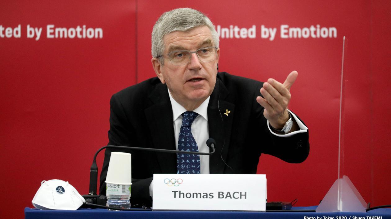 El presidente del COI, Thomas Bach.