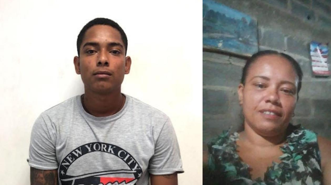 Jhon Anderson Caballero Barrios, 20 años , alias ‘Cotorra’; y Yamile Isabel Barrios Hurtado.