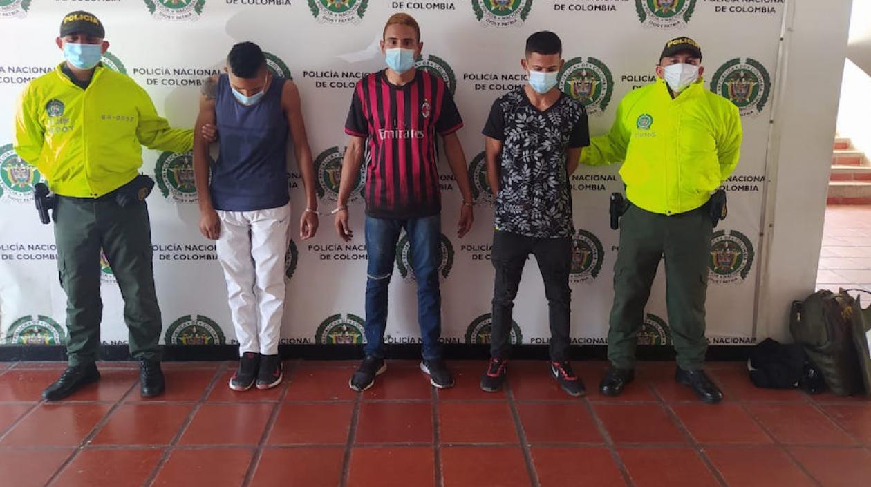 Los tres capturados por el homicidio en Villa Estadio.