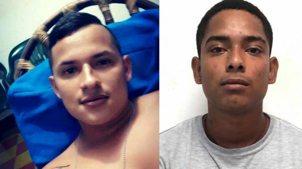 Carlos Mario Delgado Izaquita y Jhon Anderson Caballero Barrios, apodado ‘Cotorra’.
