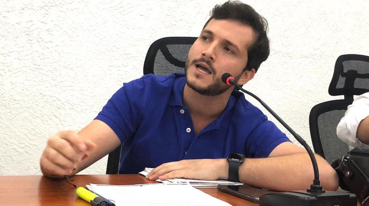 Samir Radi Chemás, presidente del Concejo de Barranquilla 2021.