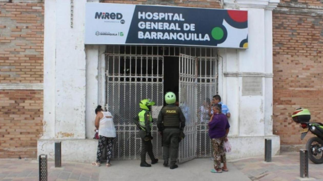 El herido se encuentra en el Hospital General de Barranquilla. 