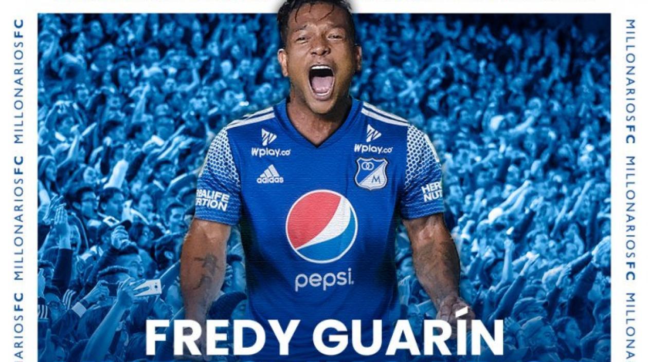 Así fue anunciado Freddy Guarín. 
