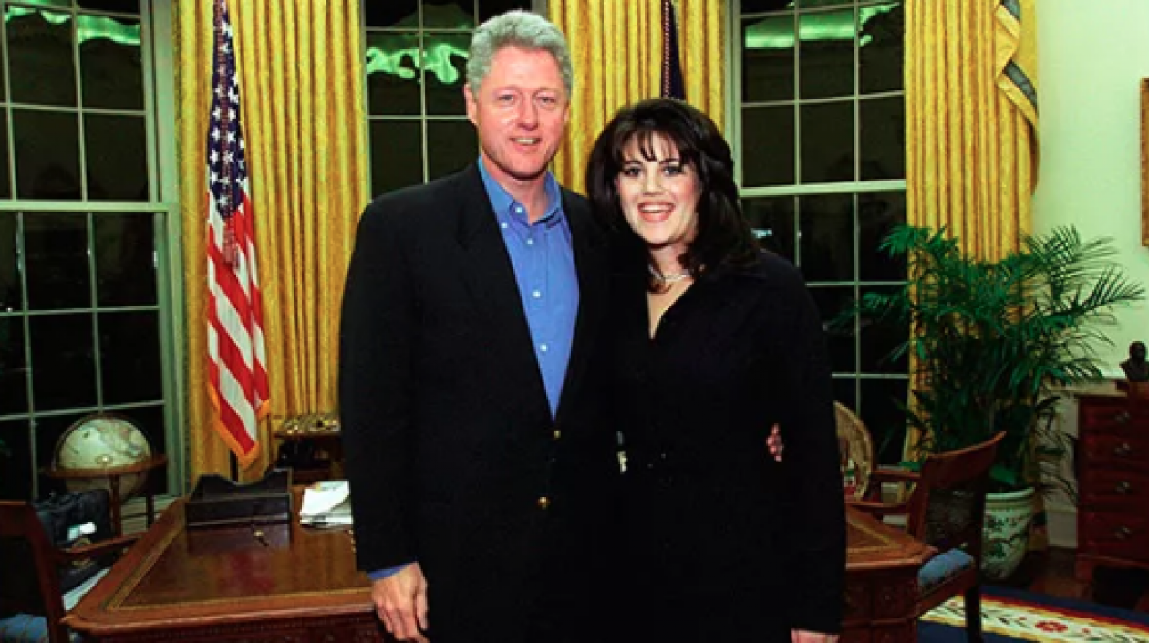 Bill Clinton y Mónica Lewinski.