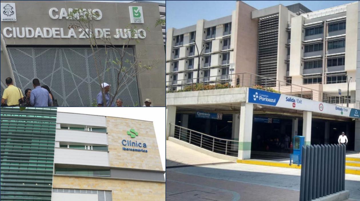 Camino Ciudadela 20 de Julio y Clínicas Portoazul e Iberoamericana tienen zonas especiales para atención del coronavirus.