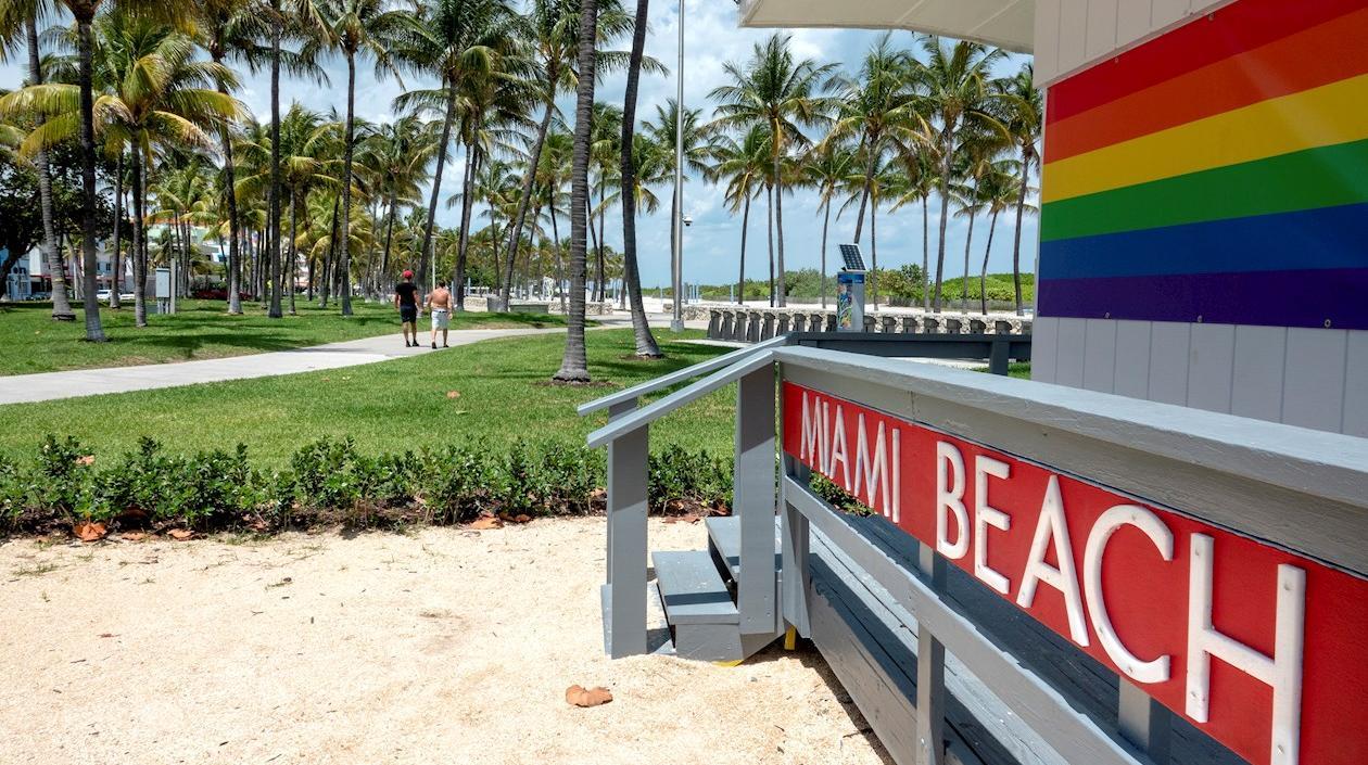 Playas de Miami Beach estarán cerradas hasta junio.