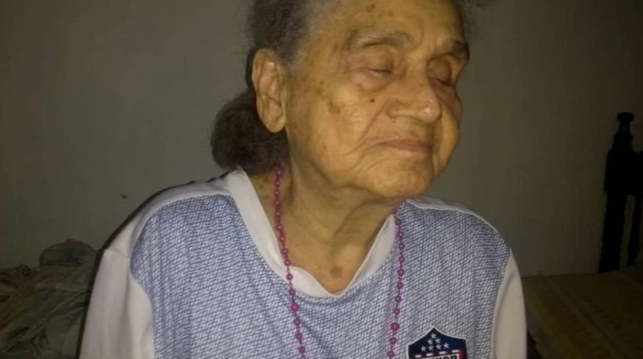Señora de 91 años hincha del Junior.