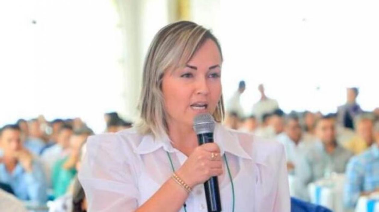 Claudia Luz Alba Porras Rodríguez, alcaldesa de Socorro.