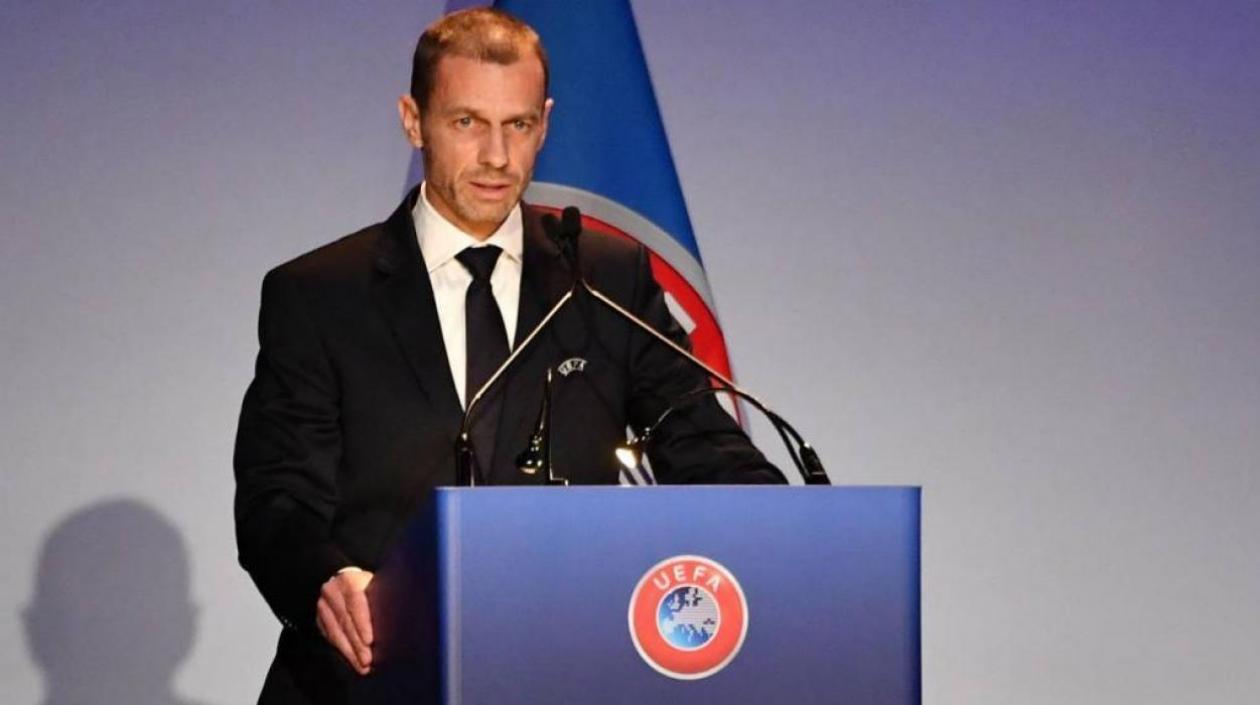 El presidente de la UEFA, el esloveno Aleksander Ceferin.