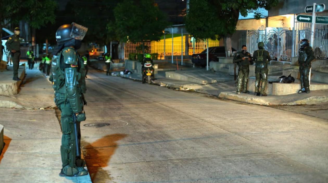 Operativos nocturnos de la Policía en Soledad.