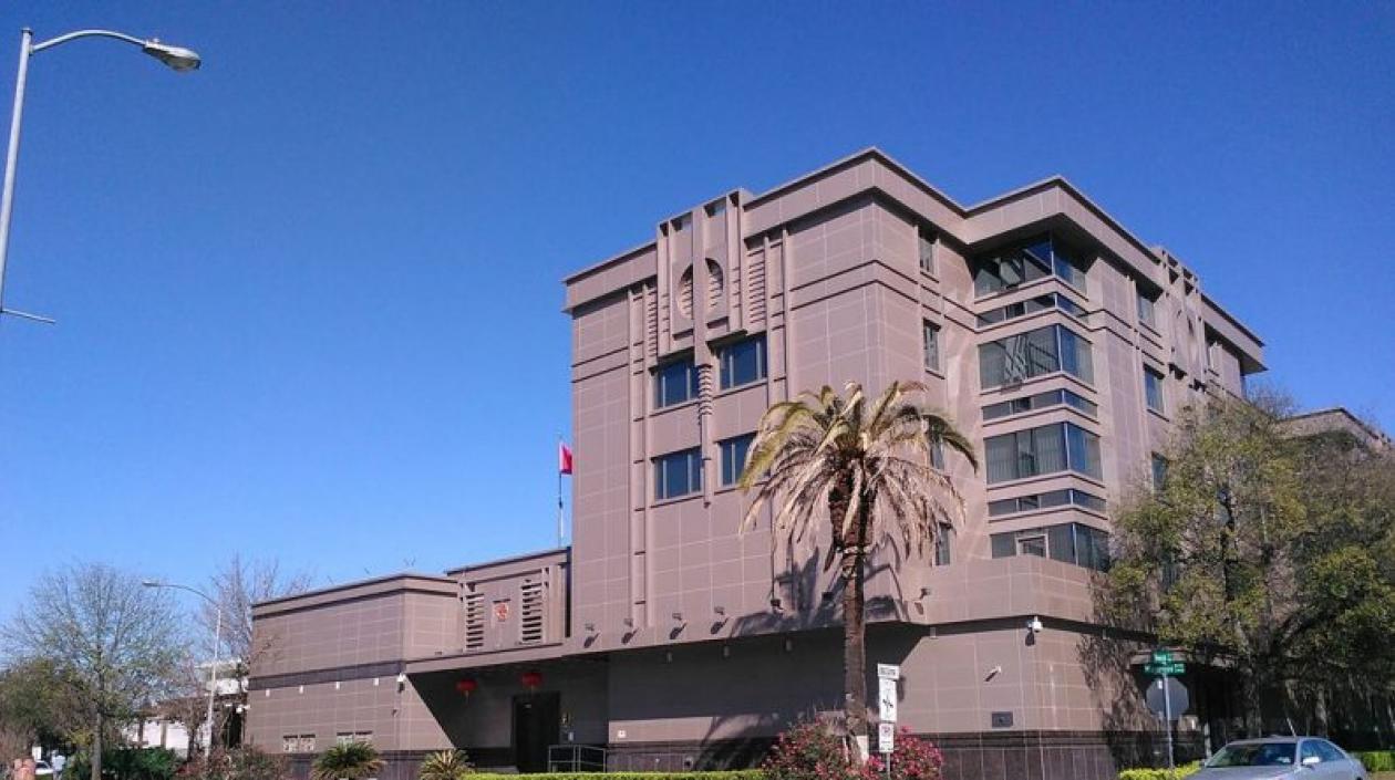 El Consulado de la República Popular China en Houston (Texas).