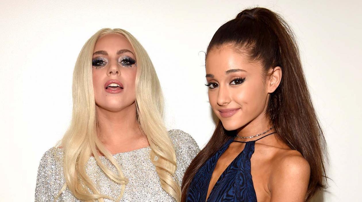 Lady Gaga y Ariana Grande, cantantes.