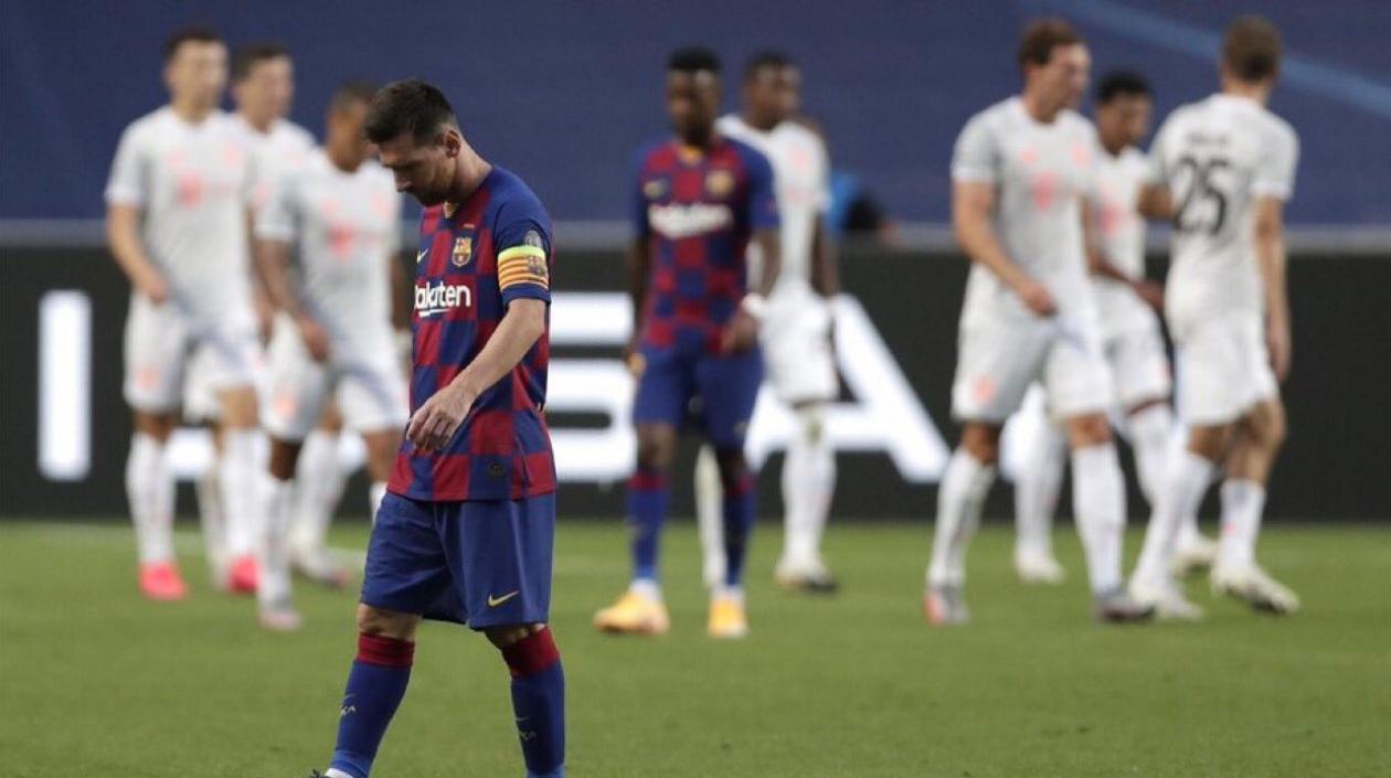 La tristeza de Lionel Messi.