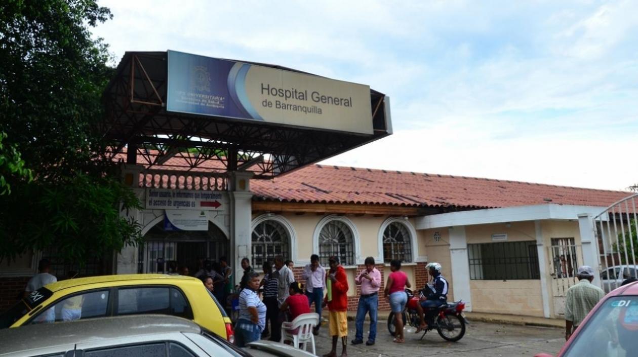 Zahir José Velasco Orozco se encuentra internado en el Hospital General de Barranquilla. 