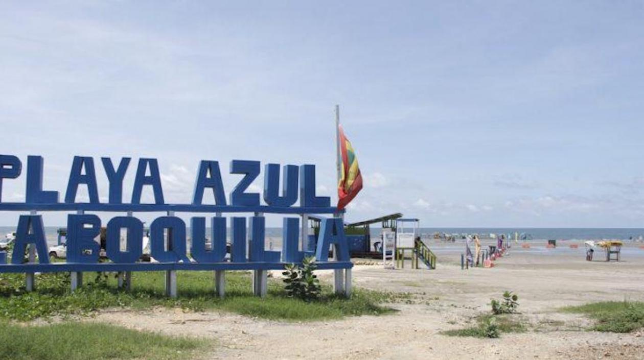 Playa Azul La Boquilla.