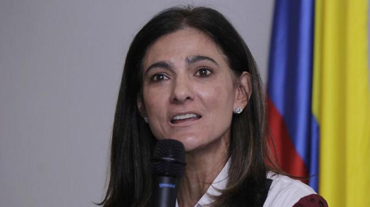Ángela María Orozco, ministra de Transporte.