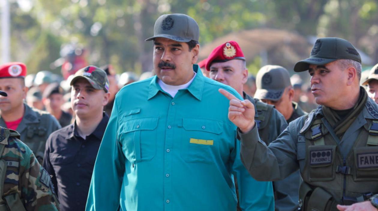 Nicolás Maduro y su ministro de Defensa, Vladimir Padrino.