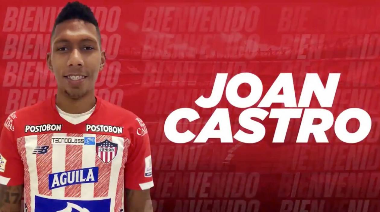 Joan Castro, nuevo jugador de Junior. 