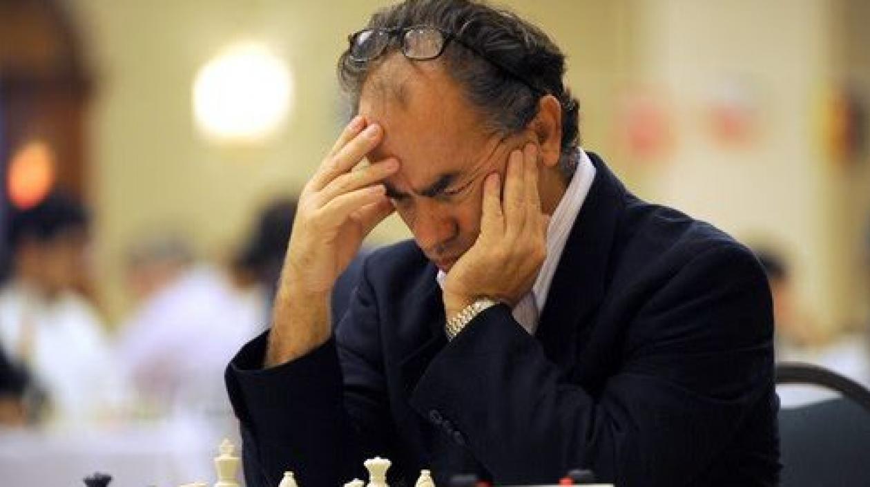 El ajedrecista Gildardo García.
