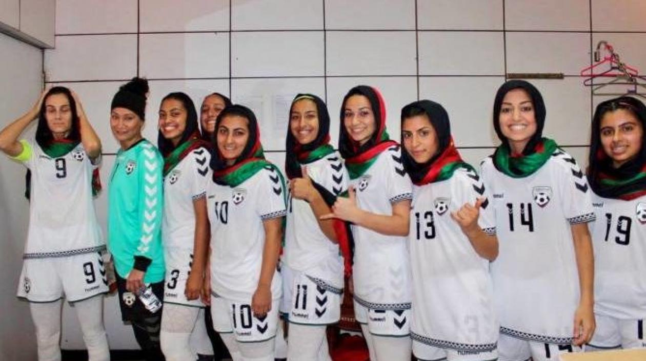 Futbolistas de Afganistán.