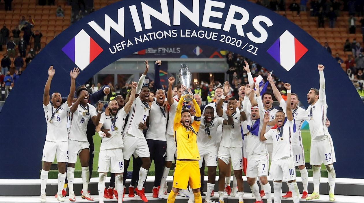 Un tanto polémico de Kylian Mbappé convirtió a Francia en la campeona de la segunda edición de la Liga de Naciones.