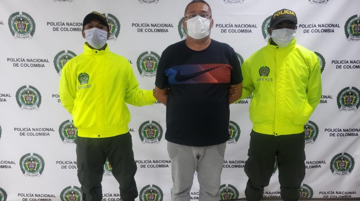Alexander Serna Giraldo, alias "El loco", considerado el principal eslabón del narcotráfico en el Valle del Cauca