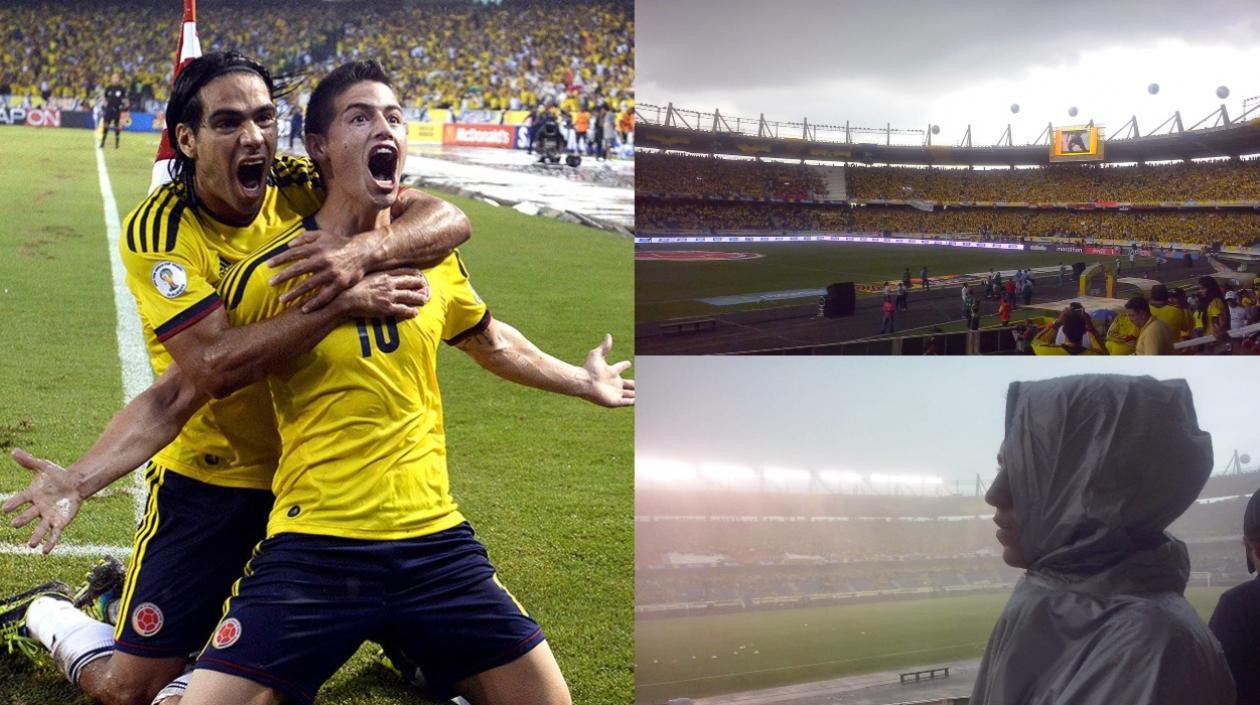 James Rodríguez anotó el gol del triunfo en un día pasado por lluvia. 