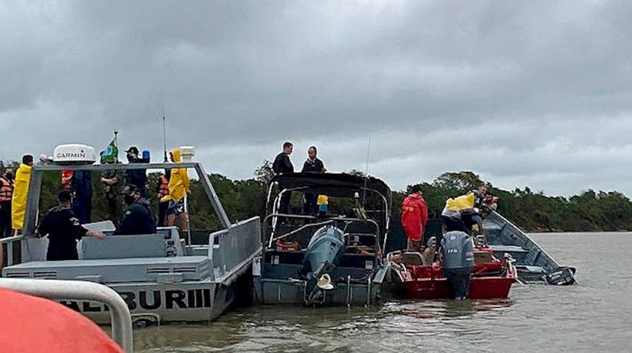 El naufragio ocurrió en la noche del viernes en el río Paraguai, a 415 kilómetros de Campo Grande. 