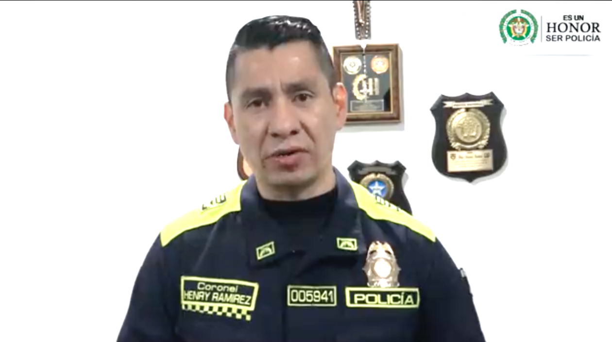Coronel Henry Ramírez Ramírez, Comandante de la Policía de Villavicencio.
