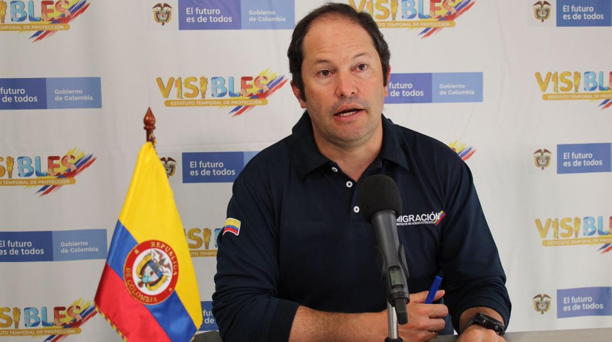 Director de Migración Colombia, Juan Francisco Espinosa.