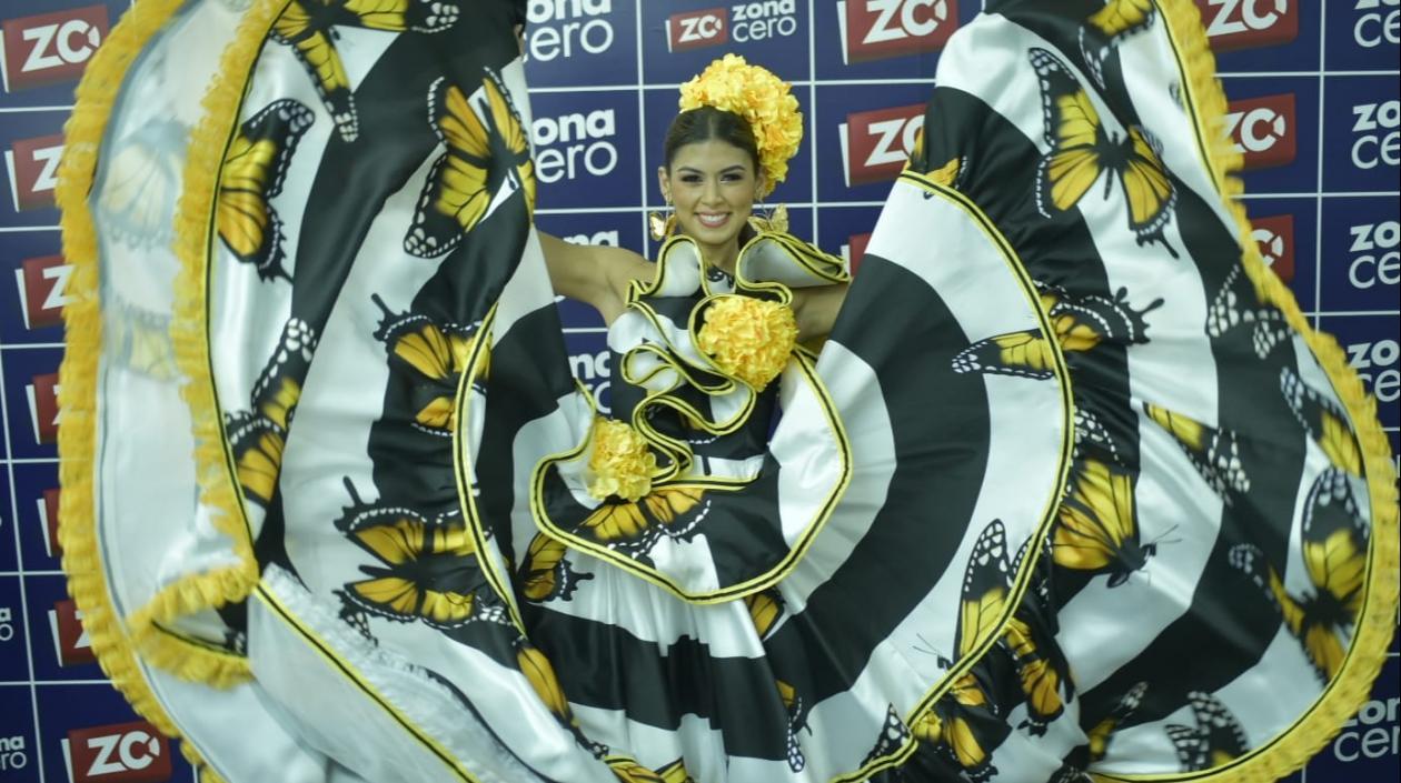 Valeria Charris Salcedo, reina del Carnaval de Barranquilla 2022.