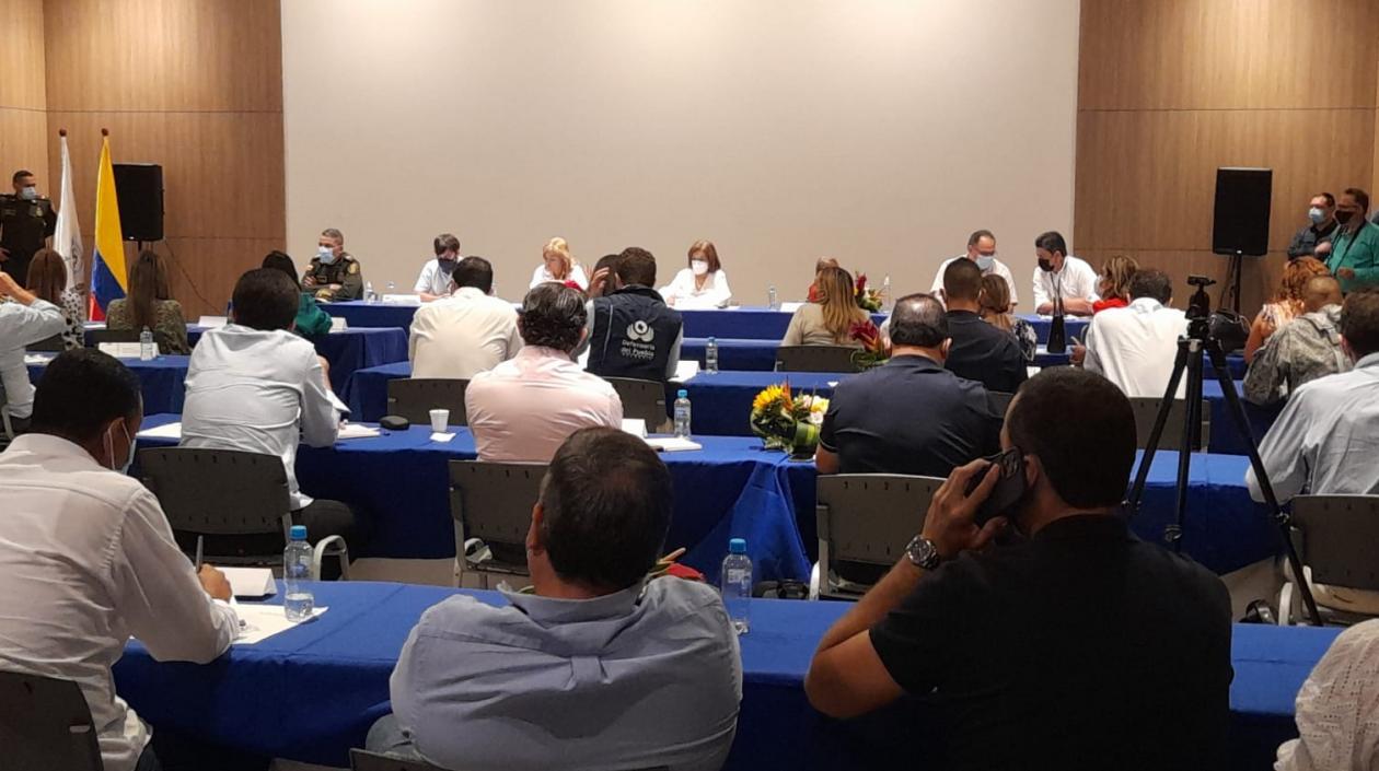 Audiencia sobre ocupación ilegal de tierras en Barranquilla.