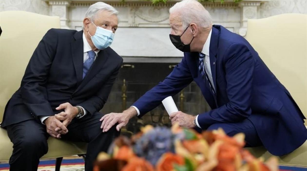 Andrés López Obrador y Joe Biden.