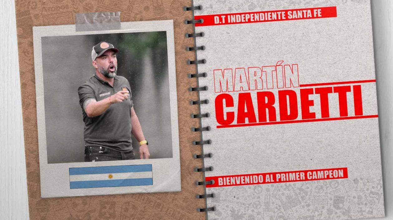 El exfutbolista argentino Martín Cardetti.