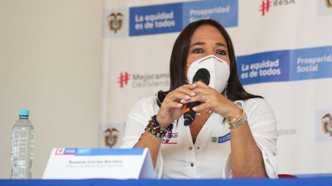 Susana Correa, directora de Prosperidad Social.