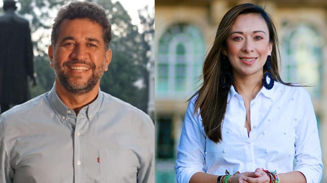 Representantes León Freddy Muñoz y Katherine Miranda.