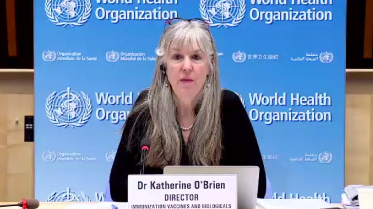 Kate O'Brien, directora de vacunas de la OMS.