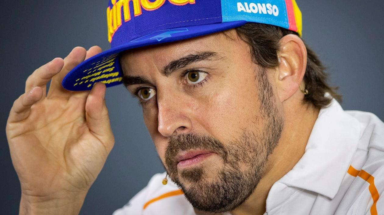 Fernando Alonso, piloto español. 