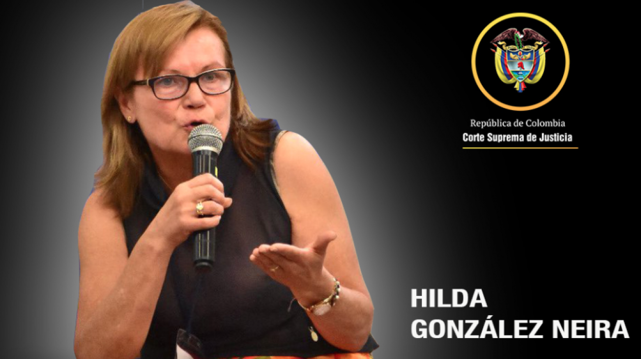 La magistrada Hilda González Neira.
