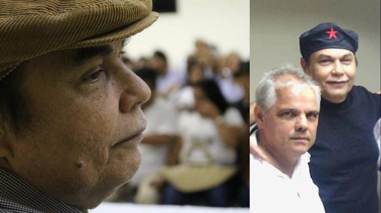 Amaury Díaz falleció este sábado 20 de febrero en Barranquilla. Foto derecha Javier Marrugo y Amaury Díaz.