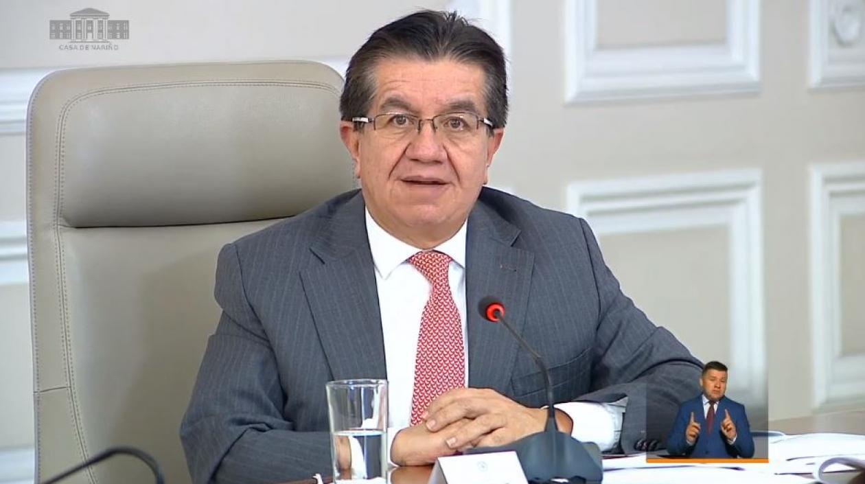 Ministro de Salud Fernando Ruiz.