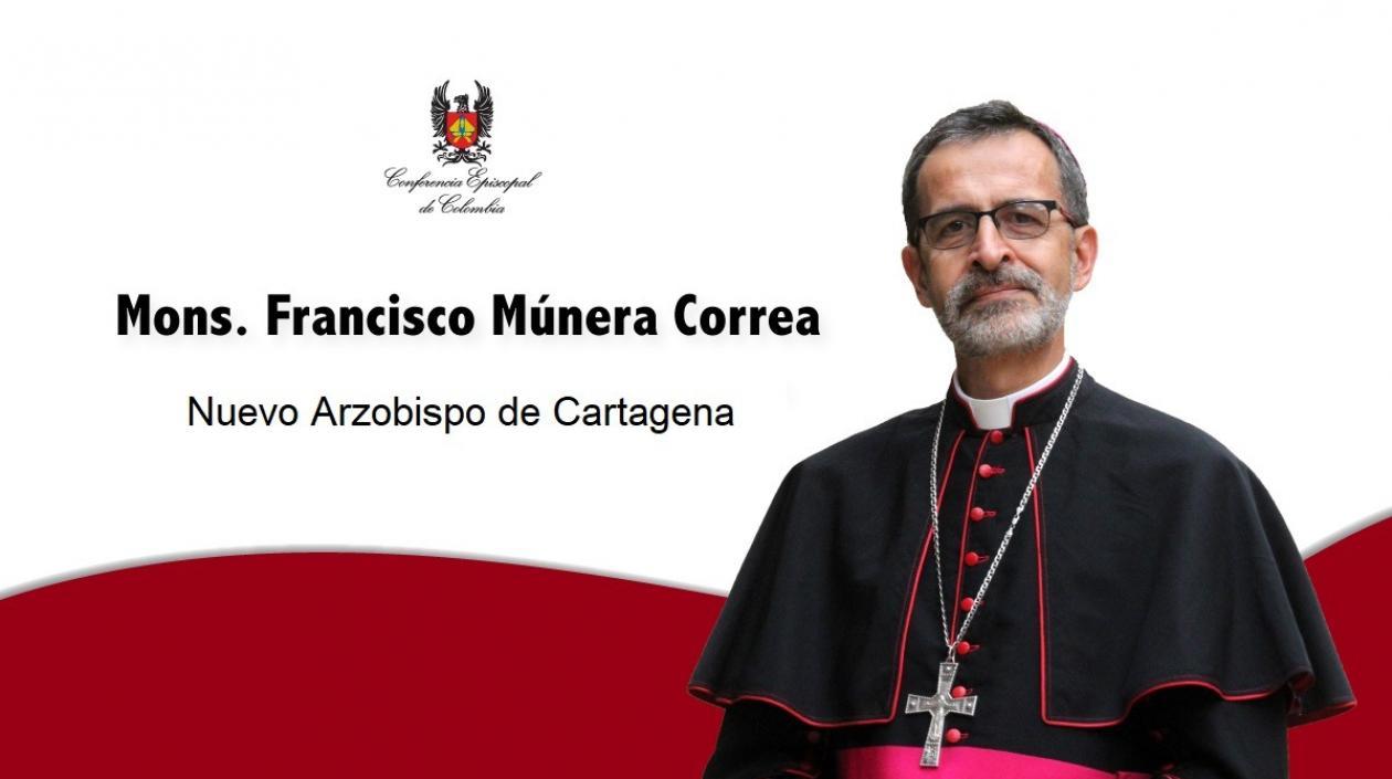 Monseñor Francisco Múnera Correa, nuevo arzobispo de Cartagena.