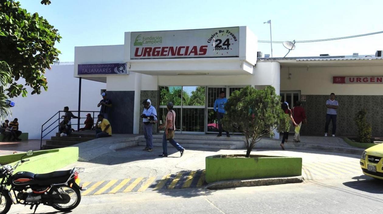Anderson Rivera De León se encuentra internado en la Clínica Campbell de Barranquilla. 