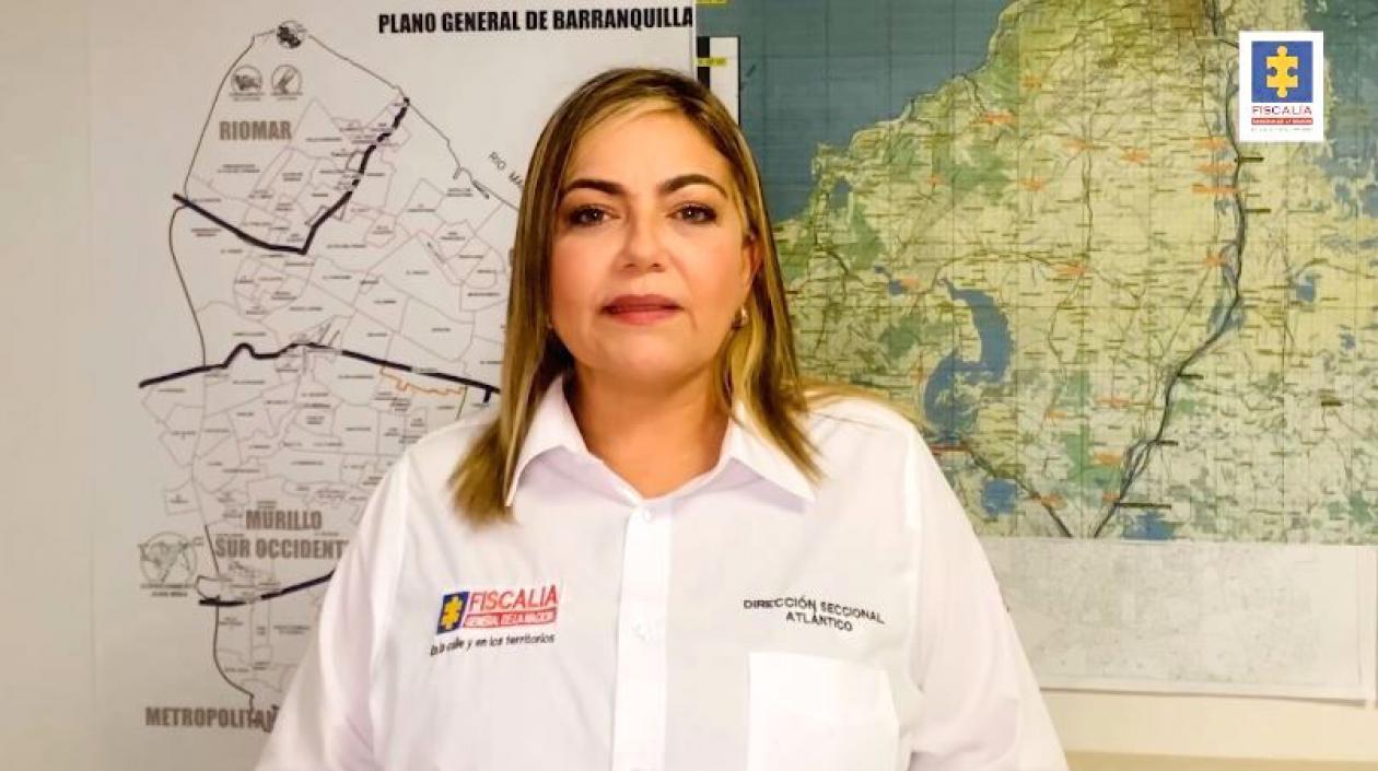 Viviana iriarte, Directora Seccional de Fiscalías en Atlántico.