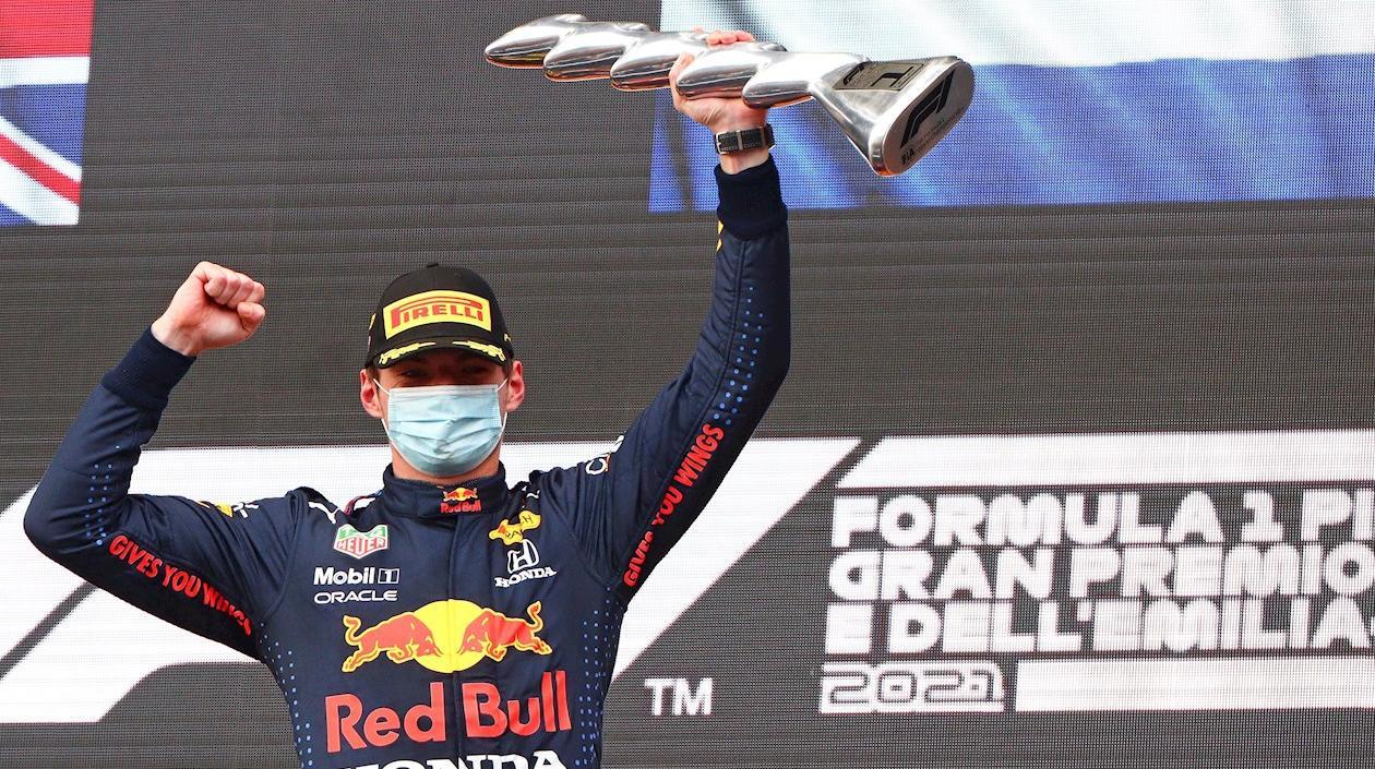 Max Verstappen se llevó el triunfo en Italia. 