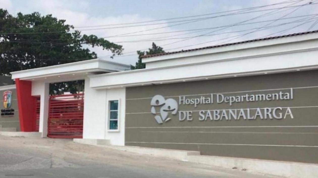 Fachada del Hospital de Sabanalarga.