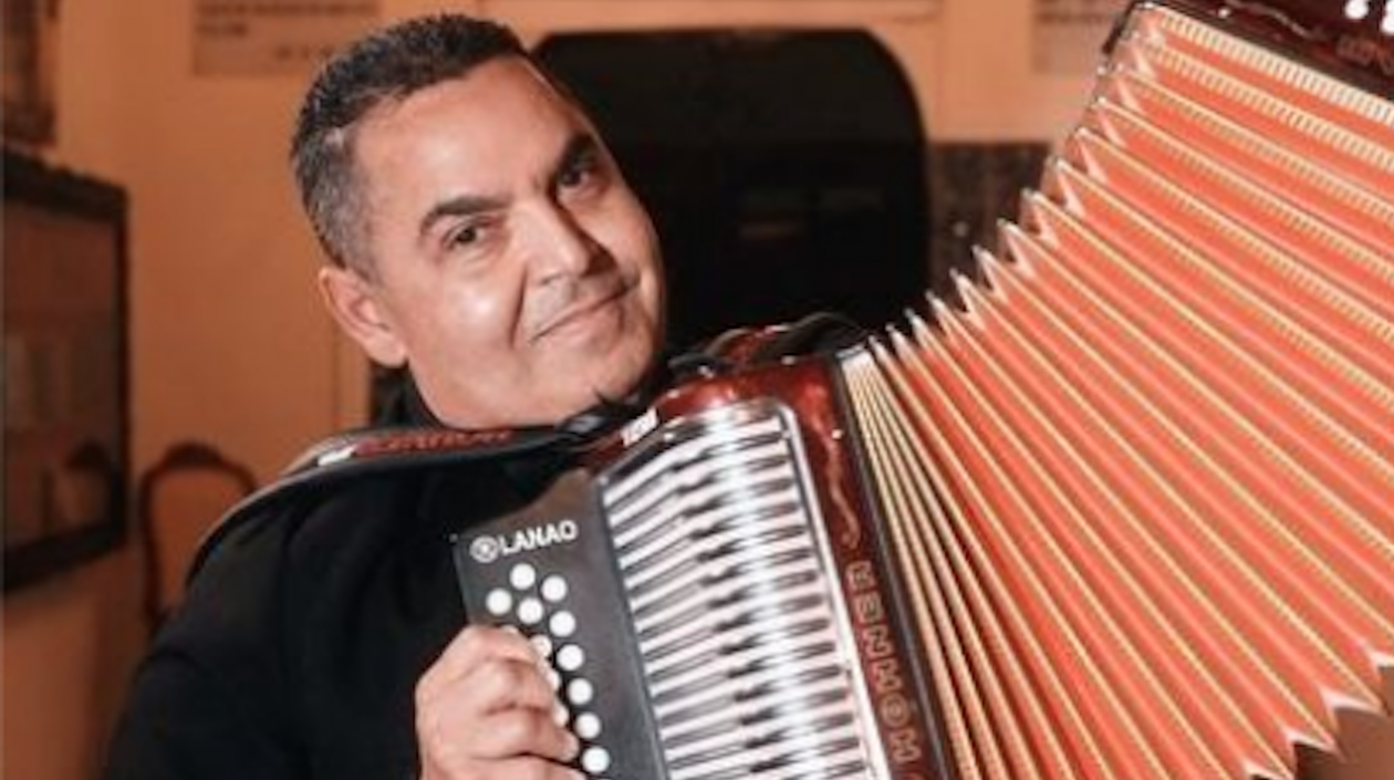 Rubén Lanao, acordeonero.