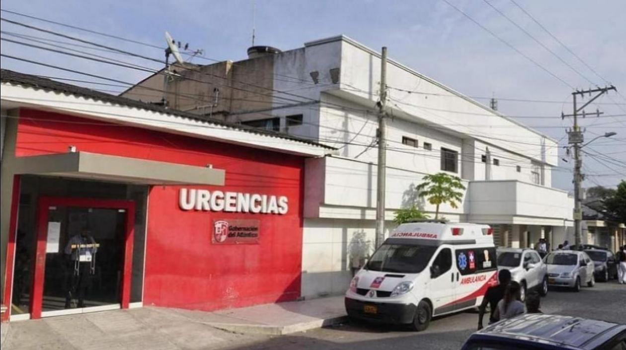 Fachada del Hospital Juan Domínguez Romero.