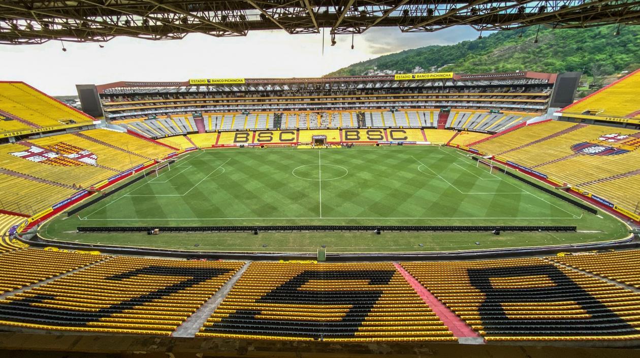 Estadio del Barcelona de Guayaquil. 